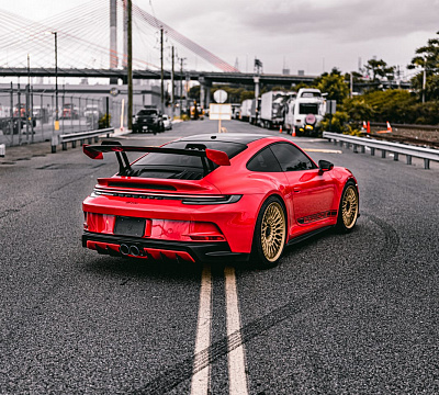 Фото дисков Brixton Forged TR20 на Porsche 911 VIII