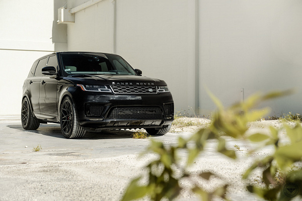 Фото дисков Vossen UV-1 Черный сатин на Land Rover Range Rover Sport II