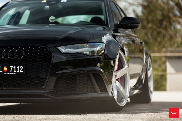 Фото дисков Vossen CV3 Серебро на Audi A/RS 6 (C7)