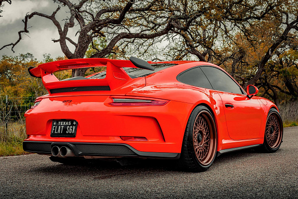 Фото дисков HRE 501 Глянцевая темная медь на Porsche 911 VII