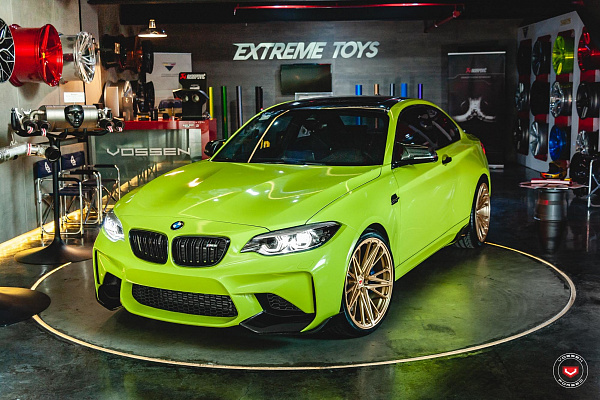 Фото дисков Vossen M-X6 Глянцевая шампань на BMW 2/M2 (F22/F87)