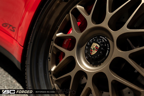 Фото дисков BC Forged MHK519 Сатиновая бронза на Porsche 911 VIII