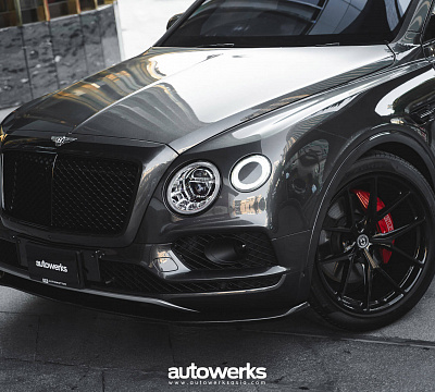 Фото дисков HRE P101 на Bentley Bentayga