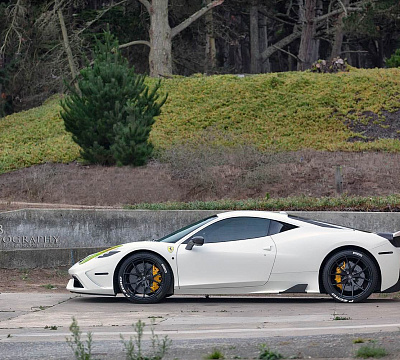 Фото дисков HRE P101 на Ferrari 458