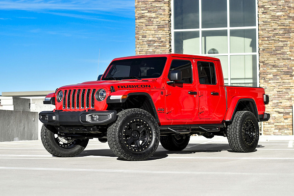 Фото дисков Black Rhino RENO Черный сатин на Jeep Gladiator II (JT)