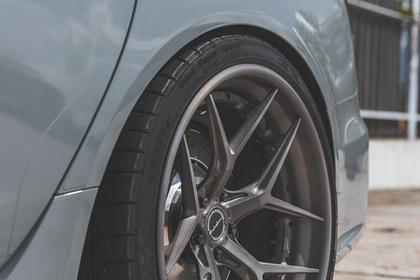 Фото дисков Brixton Forged PF7 Сатиновый темный лак на Audi A/RS 6 (C8)