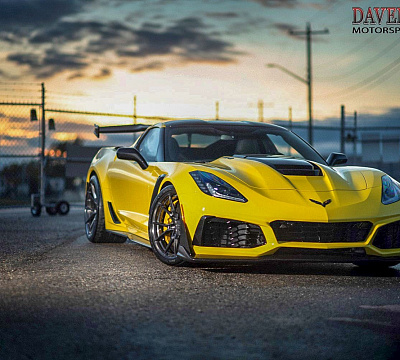 Фото дисков Anrky AN12 на Chevrolet Corvette C7