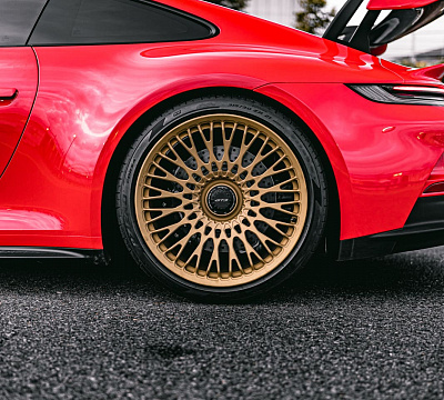 Фото дисков Brixton Forged TR20 на Porsche 911 VIII