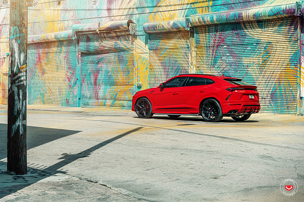 Фото дисков Vossen EVO-5 Черный сатин на Lamborghini Urus