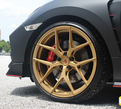 Фото дисков Vossen S21-01 на Honda Civic Type R FK8