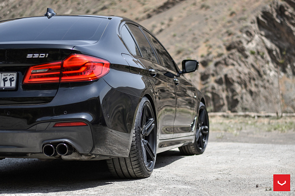 Фото дисков Vossen HF-1 Черный сатин на BMW 5/M5 (G30/F90)