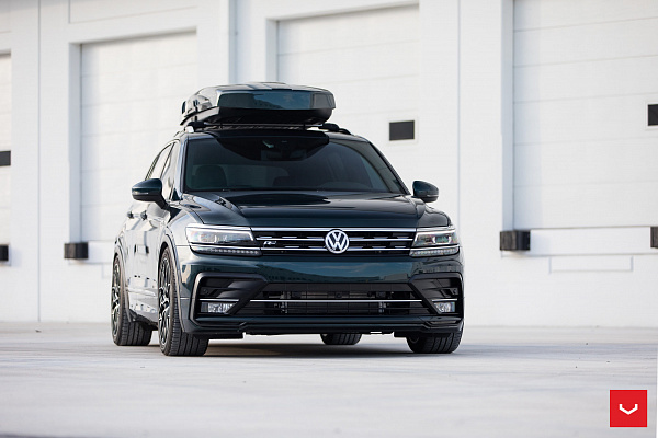 Фото дисков Vossen HF-2 Алмазная проточка на Volkswagen Tiguan II