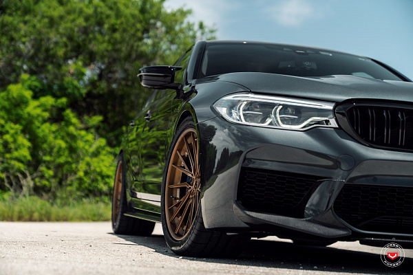Фото дисков Vossen M-X4T (3-Piece) Глянцевая темная медь на BMW 5/M5 (G30/F90)