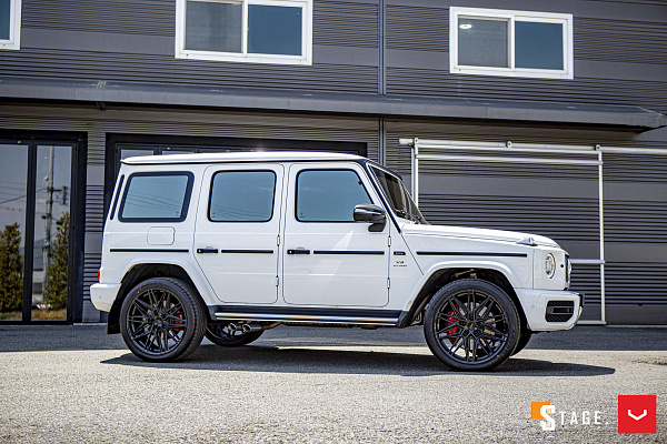Фото дисков Vossen HF-7 Черный глянец на Mercedes-Benz G-Class III