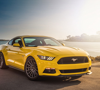 Фото дисков Vossen VFS-2 на Ford Mustang VI
