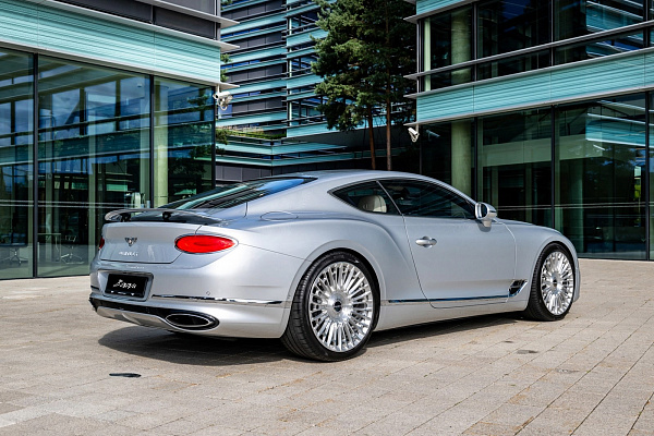 Фото дисков Brixton Forged LX01 Глянцевый лак на Bentley Continental GT III
