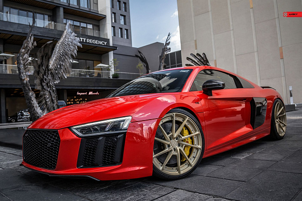 Фото дисков Anrky AN23 Сатиновая шампань на Audi R8 (4S)