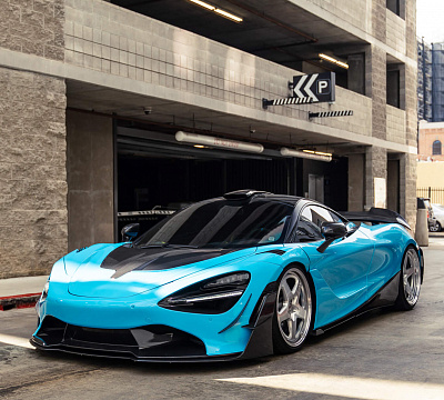 Фото дисков HRE 527 на McLaren 720S