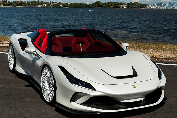 Фото дисков Anrky RS7.3 Белый сатин на Ferrari F8