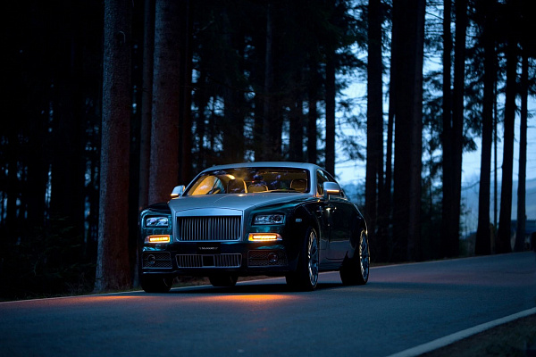 Фото дисков Mansory V.6 Серебро на Rolls-Royce Wraith