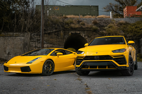 Фото дисков Brixton Forged PF9 Черный сатин на Lamborghini Urus