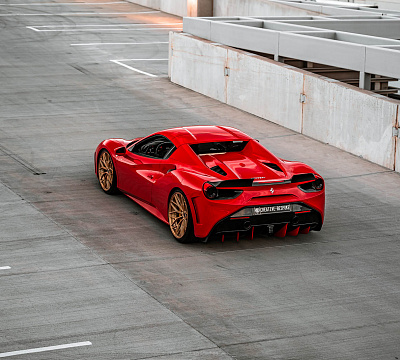 Фото дисков Brixton Forged CM6-R на Ferrari 488
