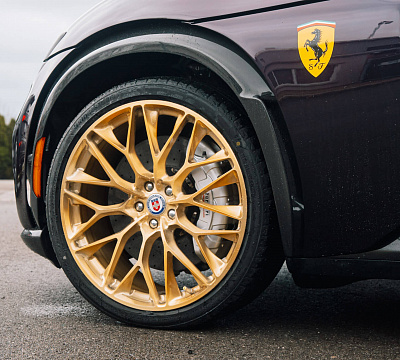 Фото дисков HRE P200 на Ferrari Purosangue