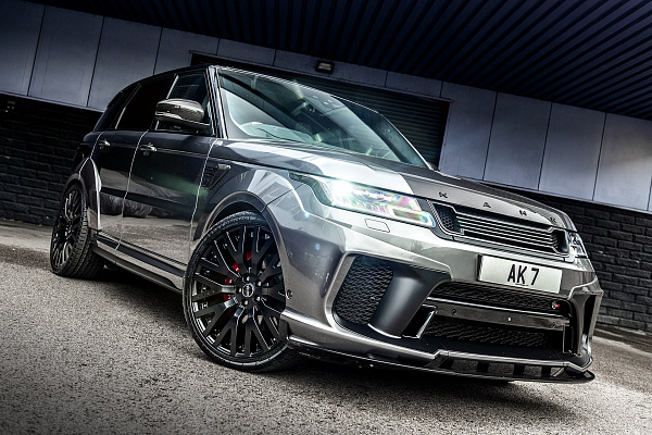 Фото дисков Kahn RS-2 Черный сатин на Land Rover Range Rover Sport II