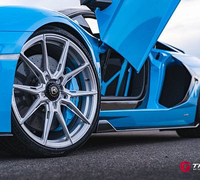 Фото дисков Vossen EVO-2R на Lamborghini Aventador