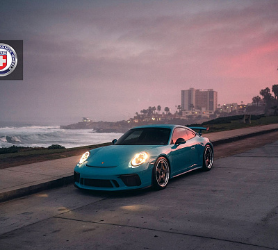Фото дисков HRE C105 на Porsche 911 VII