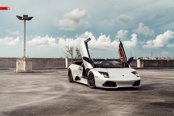 Фото дисков Anrky RS1 Черный сатин на Lamborghini Murcielago
