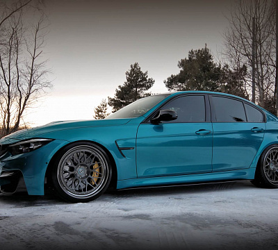 Фото дисков HRE 300 на BMW 3/M3 (F3x/F80)