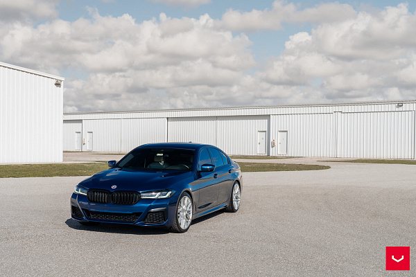 Фото дисков Vossen HF-7 Серебро на BMW 5/M5 (G30/F90)