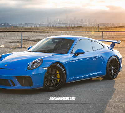 Фото дисков HRE P101 на Porsche 911 VII