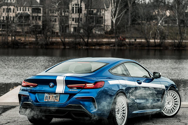 Фото дисков Brixton Forged TR20 Белый глянец на BMW 8/M8
