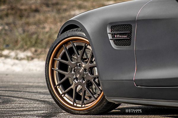 Фото дисков Strasse Wheels SM7 Deep Concave FS Другой цвет на Mercedes-Benz AMG GT I