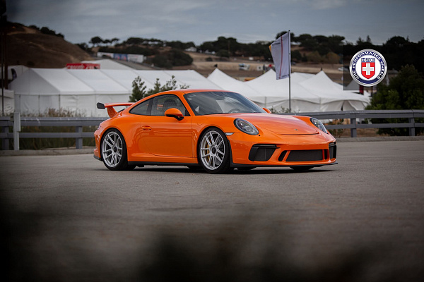 Фото дисков HRE RC104 Сатиновый лак на Porsche 911 VII
