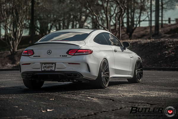 Фото дисков Vossen M-X6 Черный сатин на Mercedes-Benz C-Class (W205)