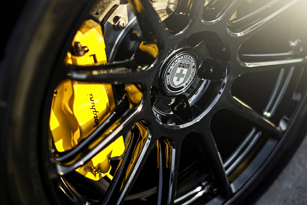 Фото дисков HRE RC103 Черный глянец на Lamborghini Gallardo