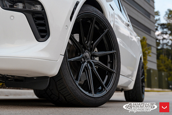 Фото дисков Vossen HF-3 Черный сатин на Dodge Durango III