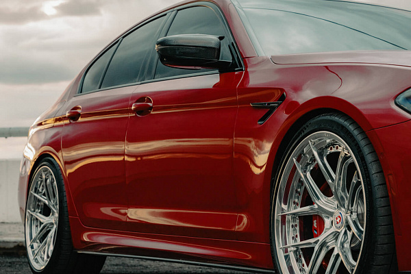 Фото дисков HRE S101SC Полированный лак на BMW 5/M5 (G30/F90)