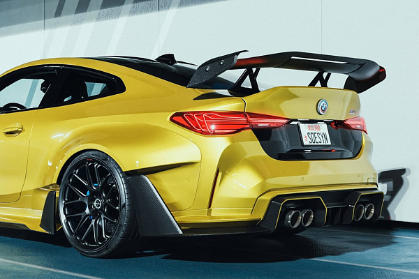 Фото дисков Brixton Forged TR08 Черный сатин на BMW 4/M4 (G22/G82)