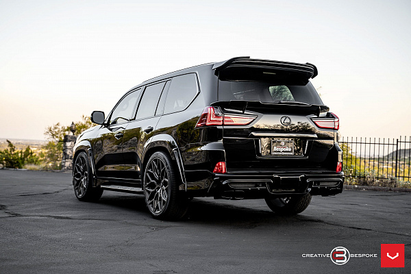 Фото дисков Vossen HF-2 Сатиновый графит на Lexus LX III