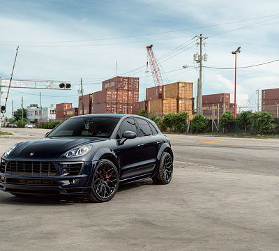 Фото дисков Vossen HF-2 на Porsche Macan I