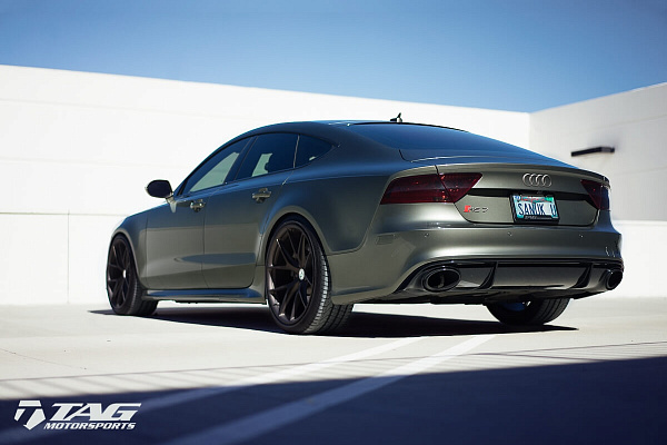 Фото дисков HRE P101 Сатиновая бронза на Audi A/RS 7 (4G)
