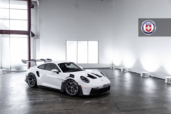 Фото дисков HRE R101 Lightweight Сатиновый темный лак на Porsche 911 VIII