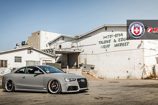 Фото дисков HRE 300 Другой цвет на Audi A/S/RS 5 (8T)