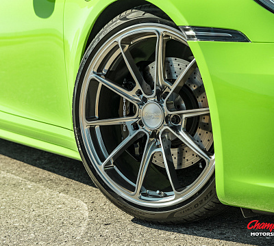 Фото дисков Vossen RS92 на Porsche 911 VIII