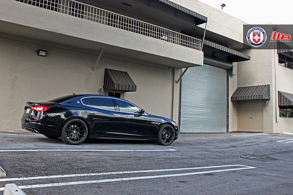 Фото дисков HRE P43SC Черный сатин на Maserati Quattroporte VI
