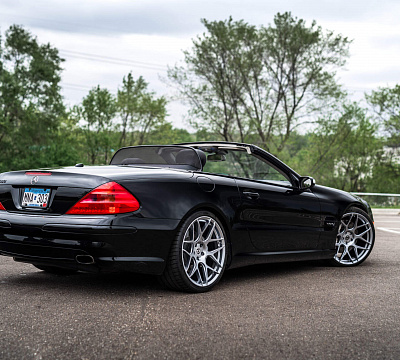 Фото дисков HRE FF01 на Mercedes-Benz SL (R230)